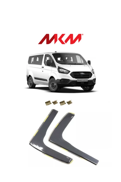 MKM Ford Custom Tourneo 2012>> Füme Renk İçten Geçme Cam Rüzgarlığı ürün görseli 1