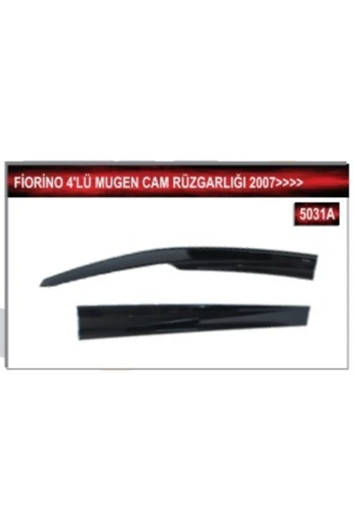 MKM Fiat Fiorino 4'lü Mugen Cam Rüzgarlığı 2007 Ve Üzeri ürün görseli 1