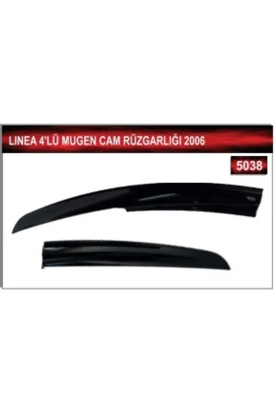 MKM Fiat Punto 4'lü Mugen Cam Rüzgarlığı 2006 ürün görseli 1