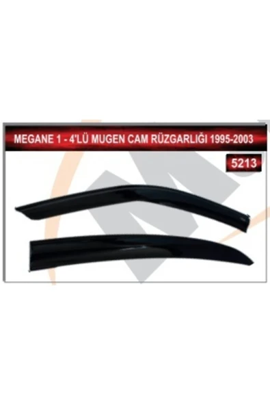 MKM Renault Megane 1 4'lü Mugen Cam Rüzgarlığı 1995-2003 ürün görseli 1
