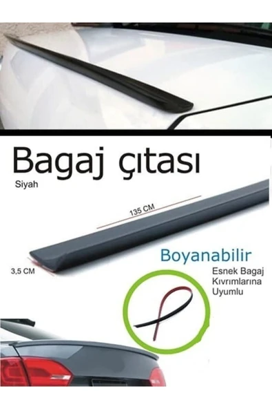Boğaziçi Bmw M3 Uyumlu Bagaj Çıtası Bagaj Üstü Spoiler Bagaj Çıtası Spoyler ürün görseli 1