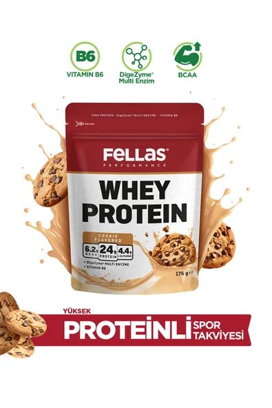 Fellas Whey Protein Tozu Kurabiye Aromalı (175 g) ürün görseli 1