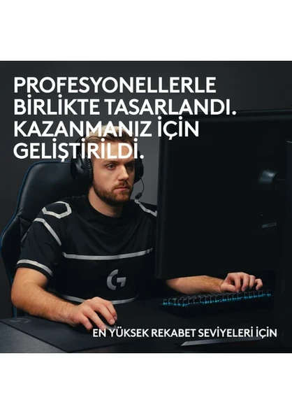Logitech G Pro X TKL Lıghtspeed RGB Oyuncu Klavyesi - Pembe - Resim 2