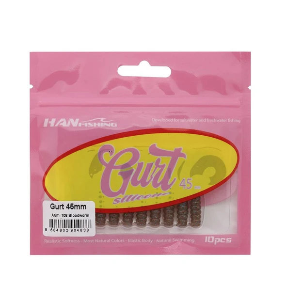 Hanfish Gurt 4.5cm LRF Silikon Yem - Resim 3