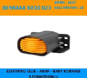 Unıversal 12v-24v 3 Sesli Siren -Elektrikli İslik-Arap-Baby Kornası - Benmax-Bx10023 ürün görseli 1