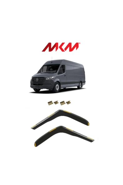 MKM Mercedes Sprinter 2006-2024 Model İçten Geçme 2'li Cam Rüzgarlığı ürün görseli 1