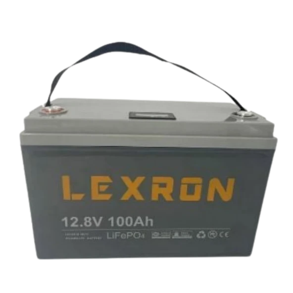 Lexron 100Ah 12.8V Lityum Akü - Resim 3