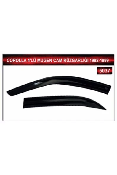 MKM Toyota Corolla 4'lü Mugen Cam Rüzgarlığı 1992-1999 ürün görseli 1
