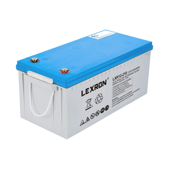 Lexron 210Ah 12V Nano Karbon Jel Akü ürün görseli 1