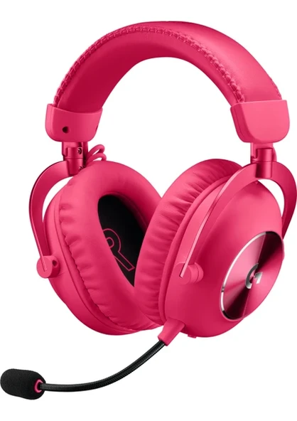 Logitech G PRO X 2 LIGHTSPEED Kablosuz DTS:X Headphone 2.0 - 7.1 Surround Ses Oyun Kulaklığı - Pembe ürün görseli 1
