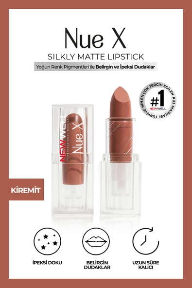 Nue X Silkly Matte Lipstick Kiremit 03 ürün görseli 1