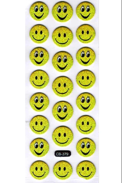 Sticker Kabartmalı Sticker Defter Planlayıcı Etiket (cb379) 16x7 cm- Gülenyüz ürün görseli 1