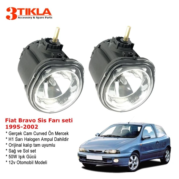 Fiat Bravo 1995-2002 Sis Farı Seti - Resim 2