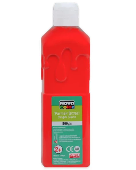 Nova Color Parmak Boyası 500 Gr Kırmızı ürün görseli 1