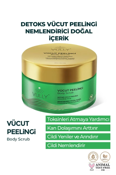 Detoks Etkili Nemlendirici Doğal Içerikli Lavanta Vanilya Vücut Peelingi 250 Ml ürün görseli 1