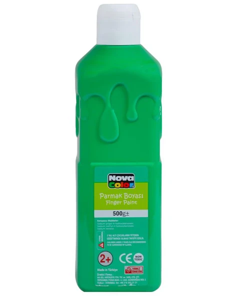 Nova Color Parmak Boyası 500 Gr Yeşil ürün görseli 1