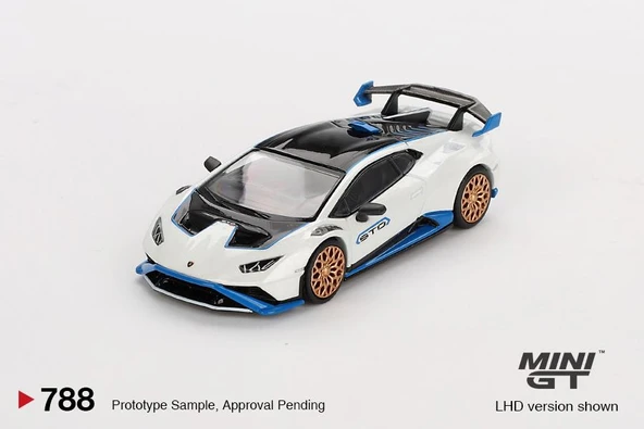 Mini GT Lamborghini Huracán STO Bianco Asopo 788 ürün görseli 1