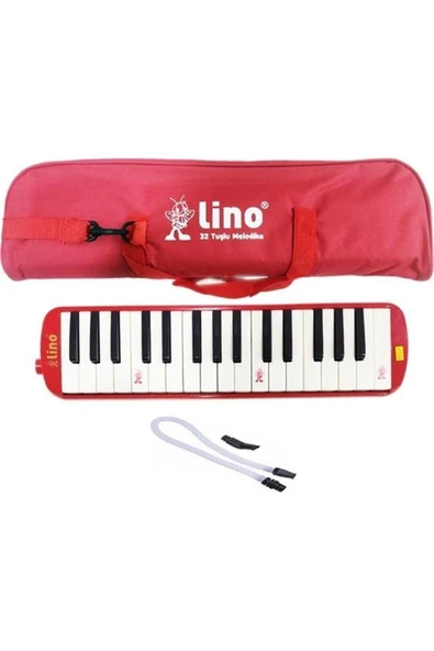 Lino 32k Bez Çantalı Melodika (kırmızı) ürün görseli 1