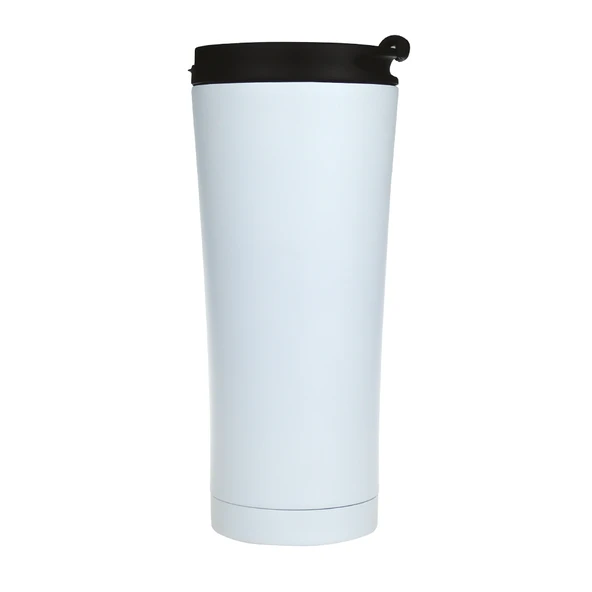 Paslanmaz Çelik Termos Bardak 450 ml – Sızdırmaz Kapaklı Seyahat Mug (Beyaz) ürün görseli 1