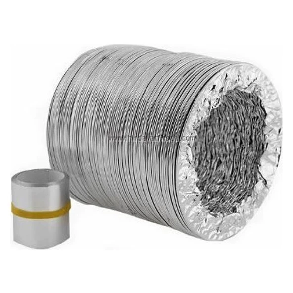 Akordiyon Aspiratör Borusu 127mm 2m ürün görseli 1