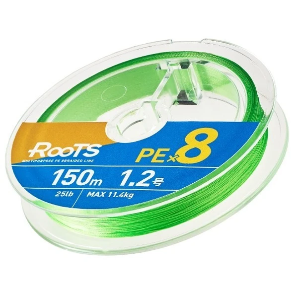 GOSEN X8 ROOTS PE 8 ÖRGÜ SPİN İP MİSİNA 150MT A.YEŞİL ürün görseli 1