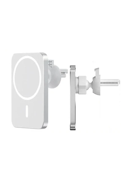 W1106 Magnetic Magsafe Wıreless Araç Telefon Tutucu Ve Kablosuz Şarj Cihazı ürün görseli 1