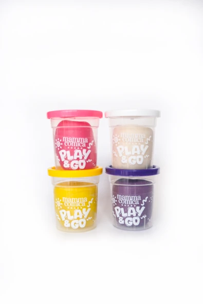 Play & Go 4 lü Doğal Renkli Oyun Hamuru Seti (4 Renk X 65 gr) ürün görseli 1