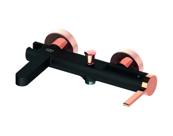 GPD GİLDO BANYO BATARYASI SİYAH ROSE-GOLD-MBB165-S-R ürün görseli 1