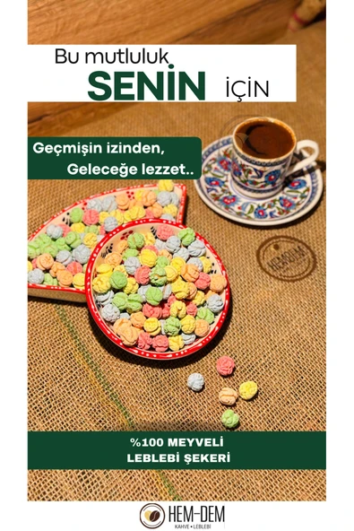 Hemdem Karışık Meyveli Leblebi 400 gr - Doğal ve Katkısız %100 Meyve Aroması ürün görseli 1