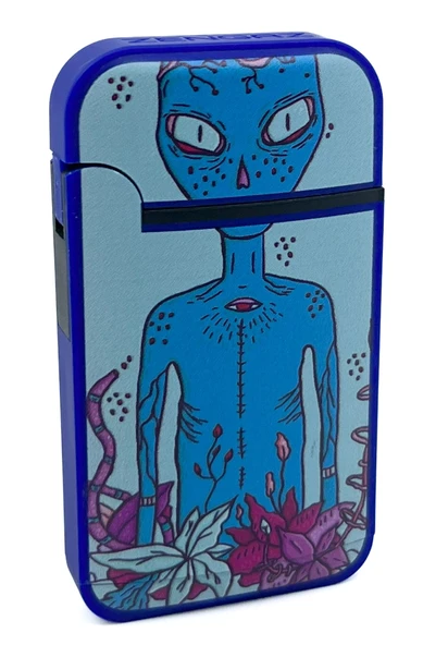 Zengaz Cool Tasarım Jet Alev Çakmak - Alien - Resim 2