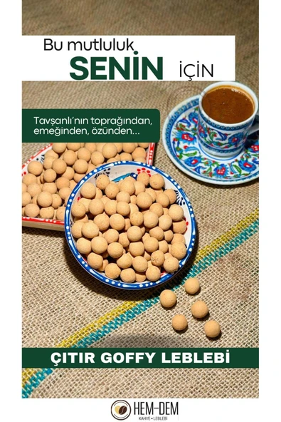 Hemdem Goffy Çıtır Leblebi 400 gr - Film Keyfi, Ofis Atıştırmalığı Patlayan Lezzet ürün görseli 1