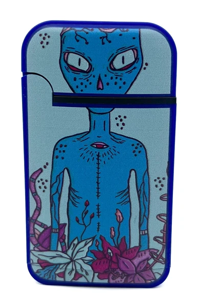 Zengaz Cool Tasarım Jet Alev Çakmak - Alien ürün görseli 1