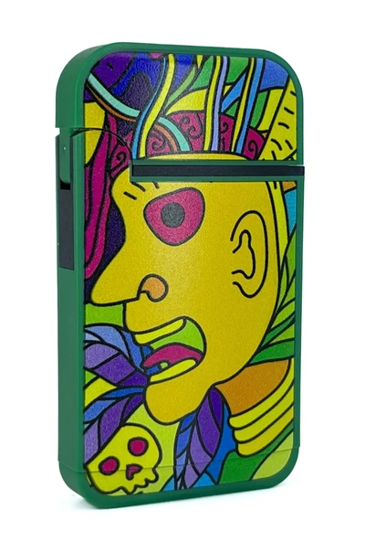 Zengaz Cool Tasarım Jet Alev Çakmak - Aztec - Resim 2