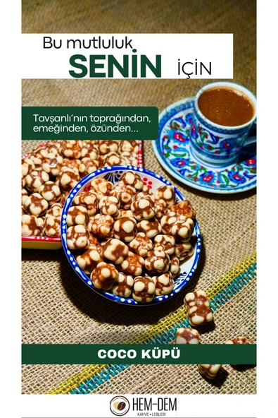 Hemdem Hindistan Cevizi Küpü Draje 250 gr ürün görseli 1