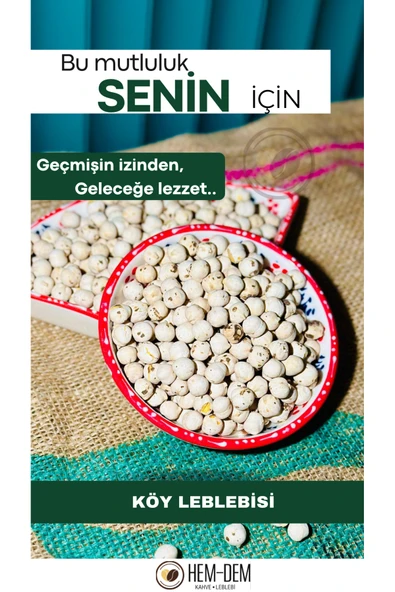 Hemdem Hakiki Köy Leblebisi 400 g , Katkısız, Tuzsuz ve Çıtır Atıştırmalık ürün görseli 1