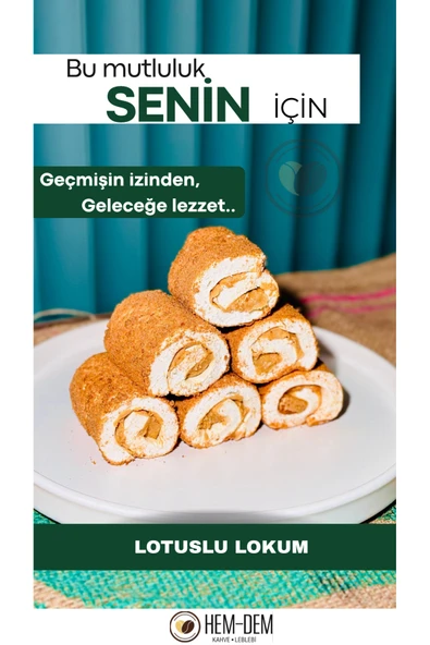 Hemdem Lotuslu Lokum 500 gr - Eşsiz Uyum: Yumuşak ve Çıtırın Buluşması ürün görseli 1