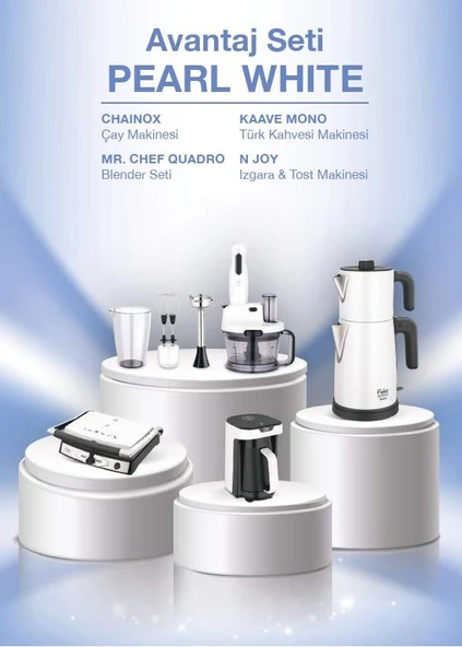FAKİR PEARL WHITE AVANTAJ SETİ ürün görseli 1