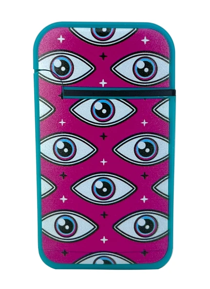 Zengaz Cool Tasarım Jet Alev Çakmak - Pink Eyes ürün görseli 1