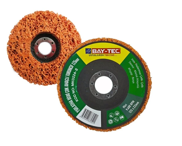 125 mm Parlatma Diski Çok Amaçlı Turuncu MK0224-8 ürün görseli 1