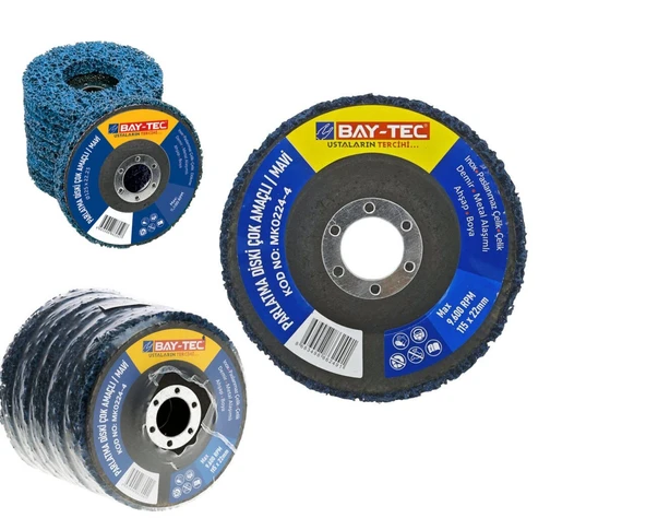 115 mm Parlatma Diski Çok Amaçlı Mavi MK0224-4 ürün görseli 1