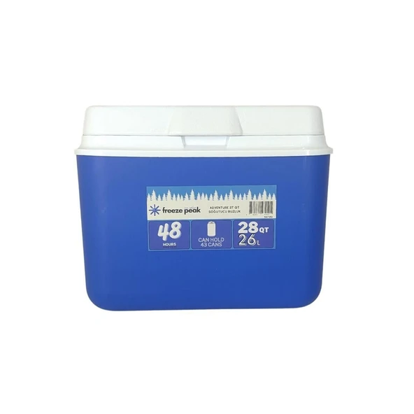 Freeze Peak 26 L Soğutucu Buzluk 28 QT Mavi ürün görseli 1