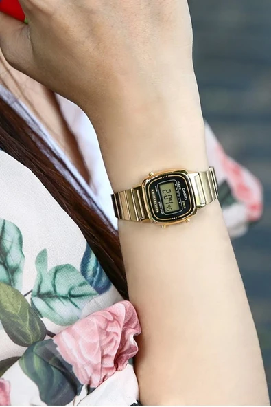 CASIO LA670WGA-1DF KADIN KOL SAATİ - Resim 2