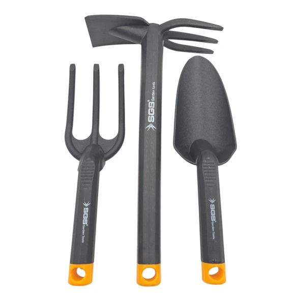 Fixonic SGS3120 3 Parça Hobi Bahçe Seti (Kürek/Tırmık/Çapa) ürün görseli 1