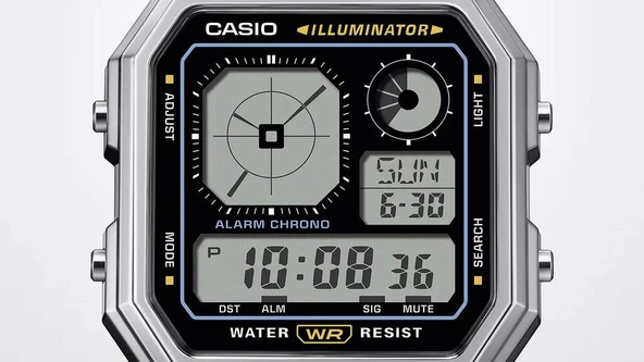 CASIO A130WE-1ADF ERKEK KOL SAATİ - Resim 3