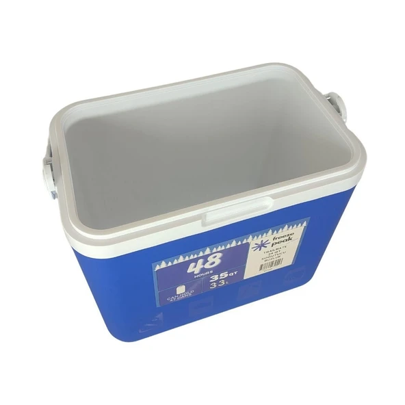 Freeze Peak 33 L Soğutucu Buzluk 34 QT Mavi ürün görseli 1