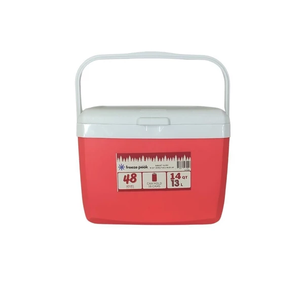 Freeze Peak 13 L Soğutucu Buzluk 14 QT Kırmızı ürün görseli 1