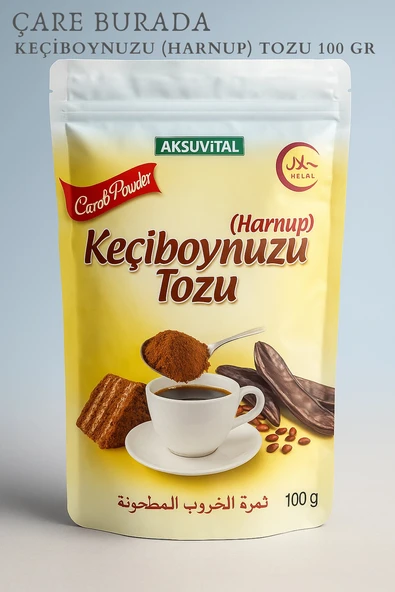 Öğütülmüş Keçiboynuzu (Harnup) Tozu 100 Gr ürün görseli 1