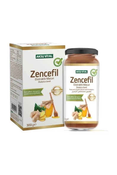 Aksuvital Zencefil Ekstraktlı Okaliptus Ilaveli Macun 300 Gr ürün görseli 1