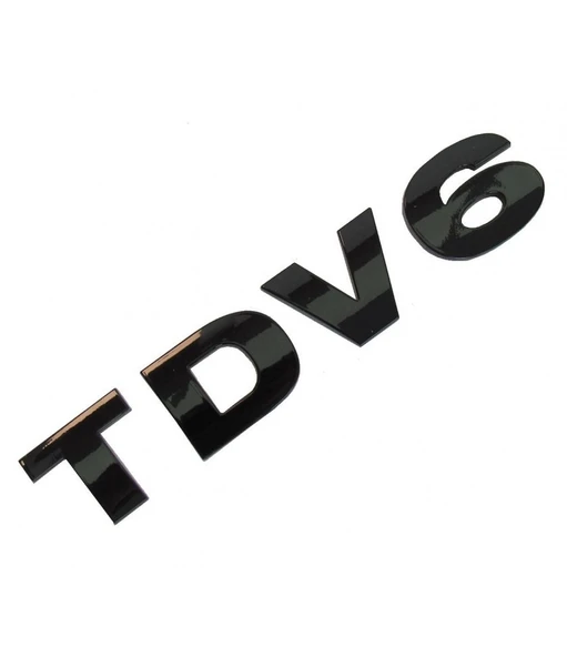 TDV6 PARLAK SİYAH YAZI ürün görseli 1