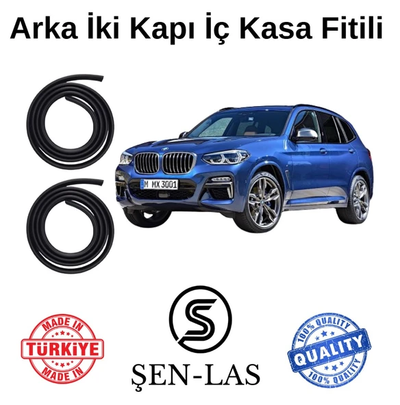 BMW X3 G01 (2018-2025) Şen-Las Kadifeli Arka İki Kapı Fitili ŞL33507 ürün görseli 1